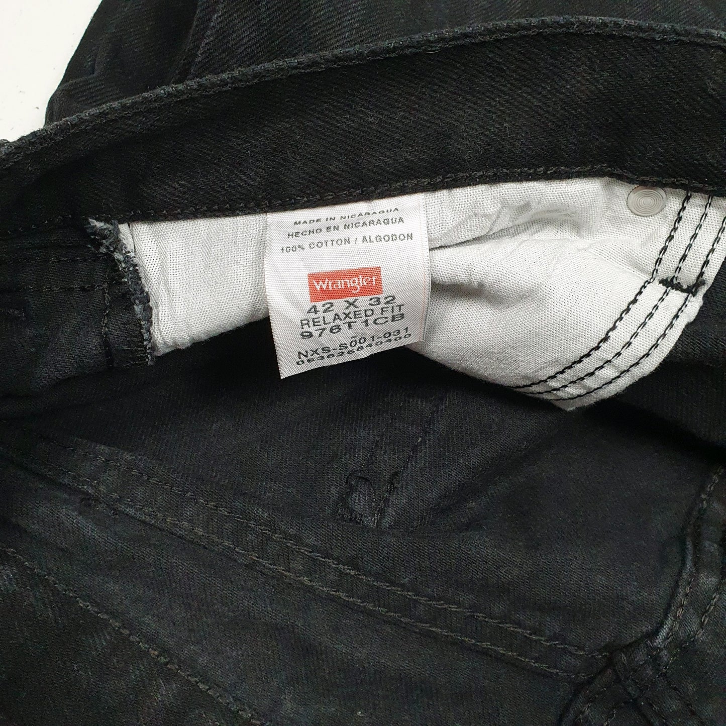 Mens Black Wrangler   Jeans