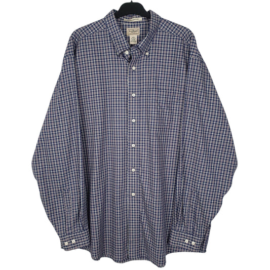 Mens Navy L.L.Bean  Long Sleeve Shirt