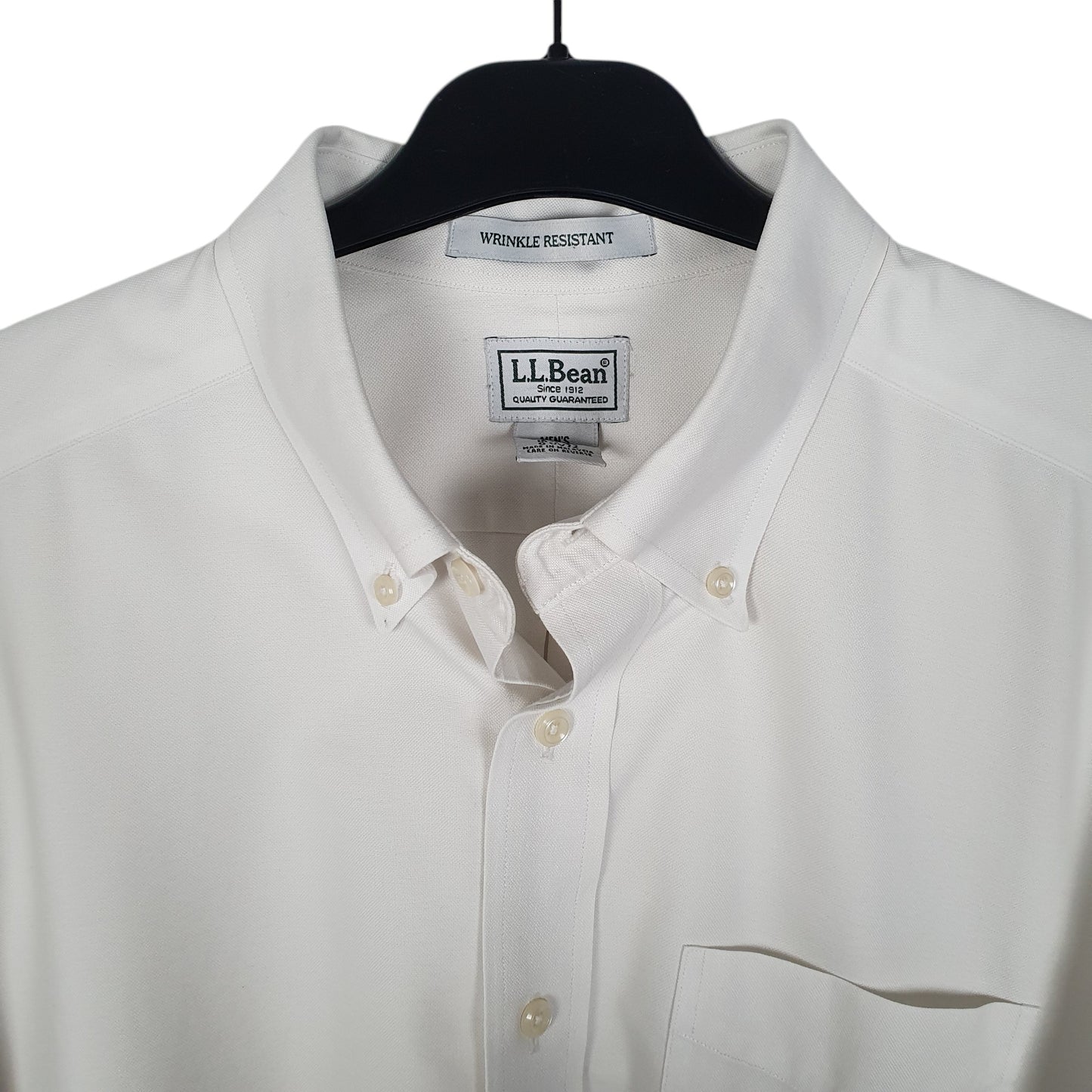 Mens White L.L.Bean   Shirt