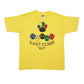 Mens Yellow Fruit Of The Loom Single Stitch Vintage 90s Short Sleeve T Shirt