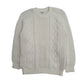 Womens Cream Unbranded Chunky Knit Crewneck Jumper