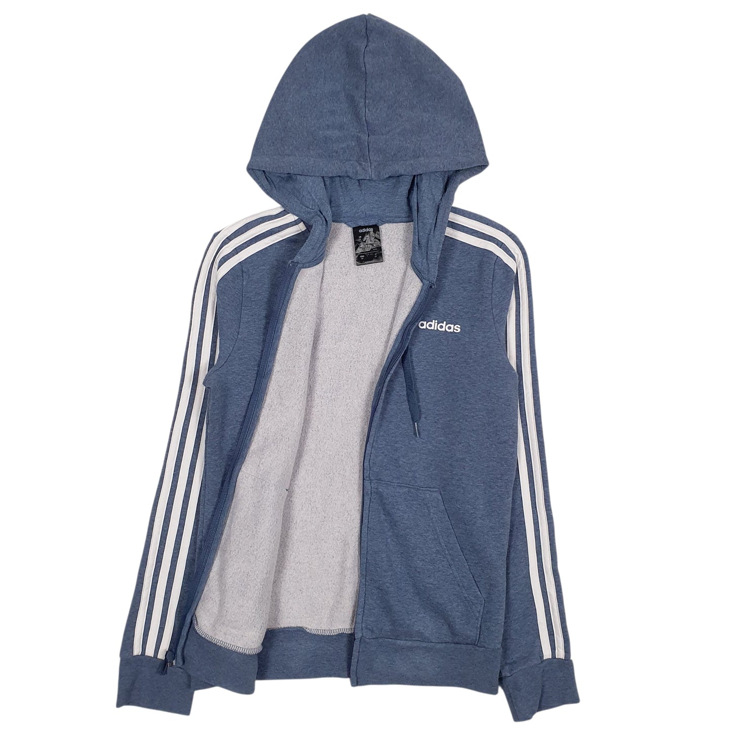 Womens Blue Adidas  Full Zip Jumper