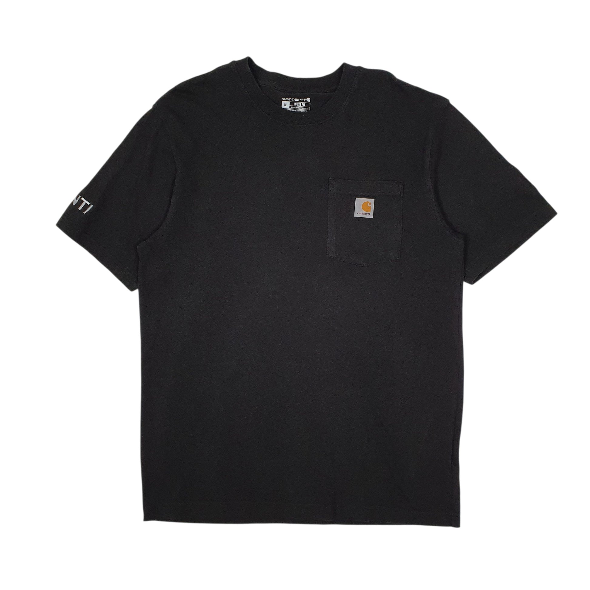 Mens Black Carhartt  Short Sleeve T Shirt