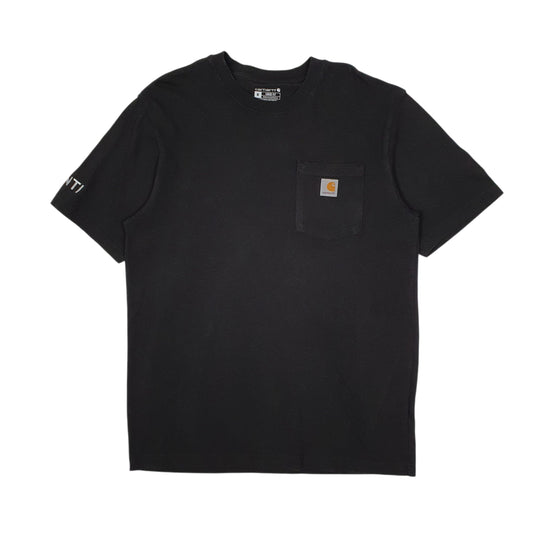 Mens Black Carhartt  Short Sleeve T Shirt