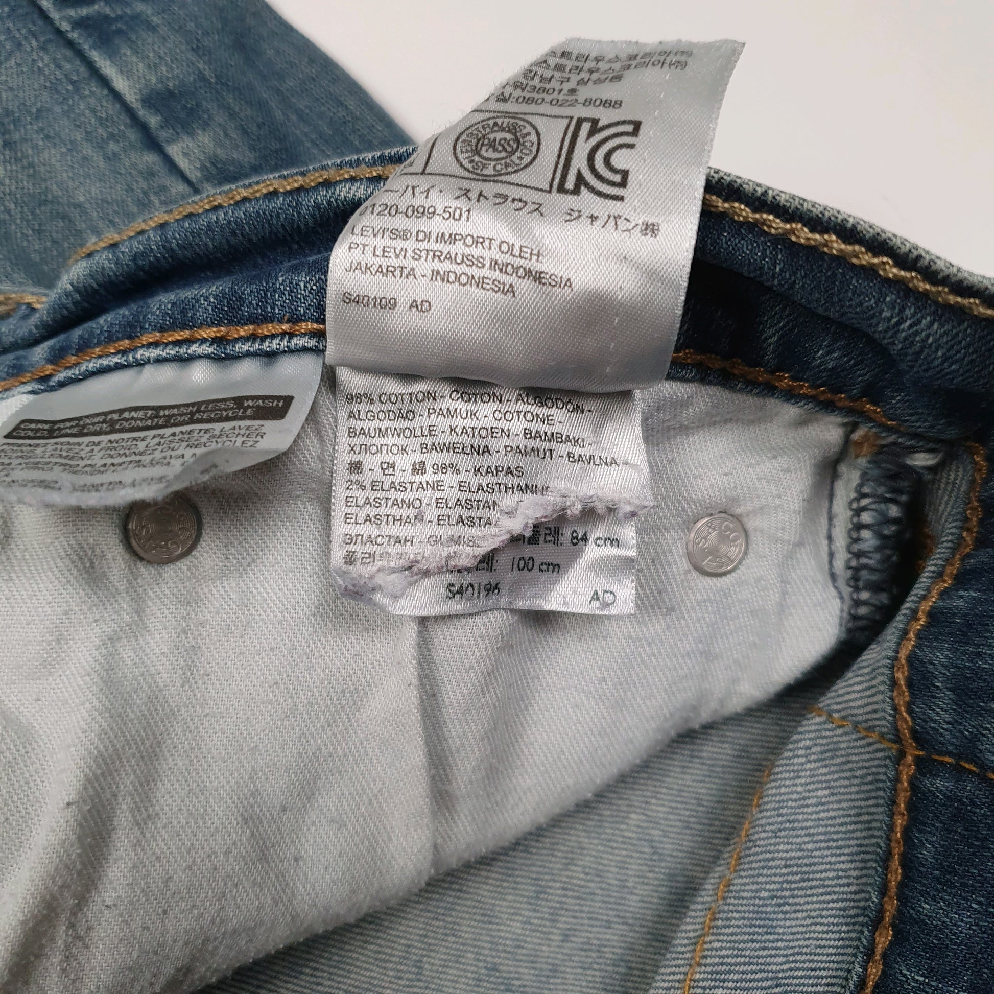 Mens Blue Levis   Jeans