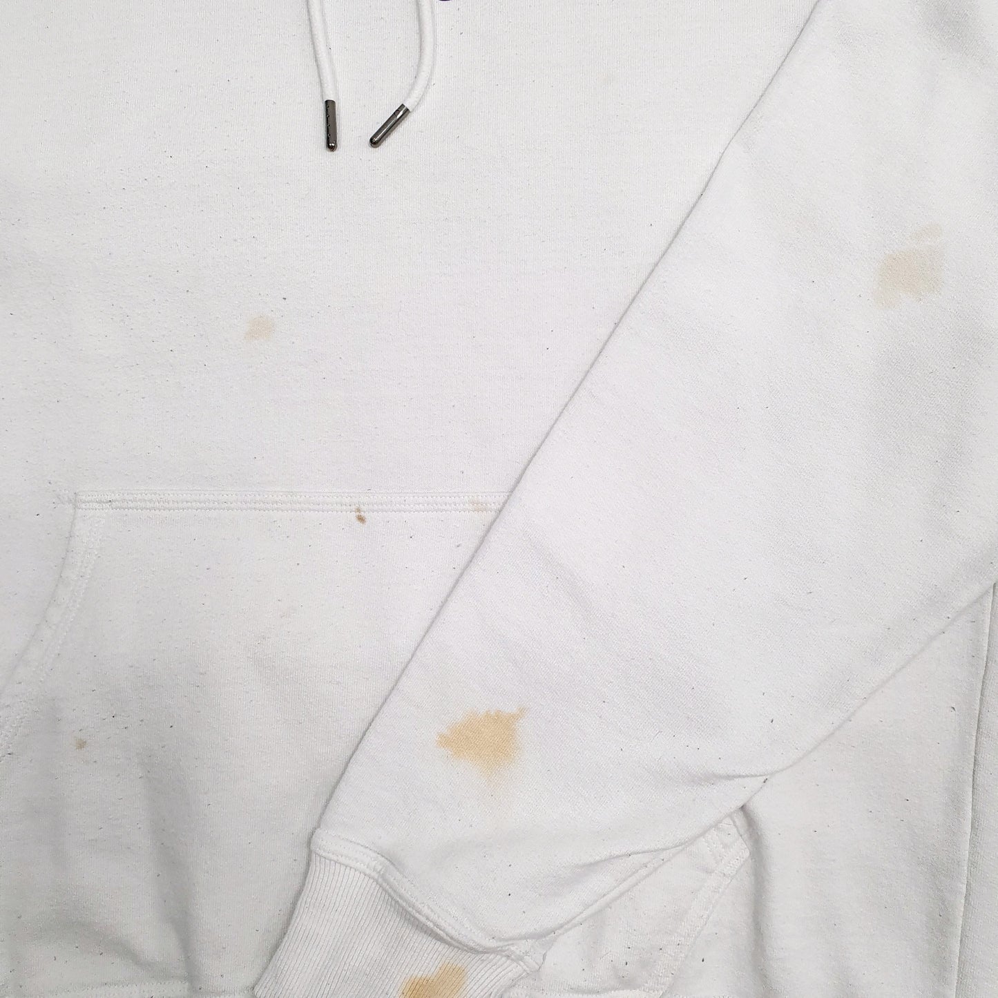 Mens White Champion  Hoodie Jumper