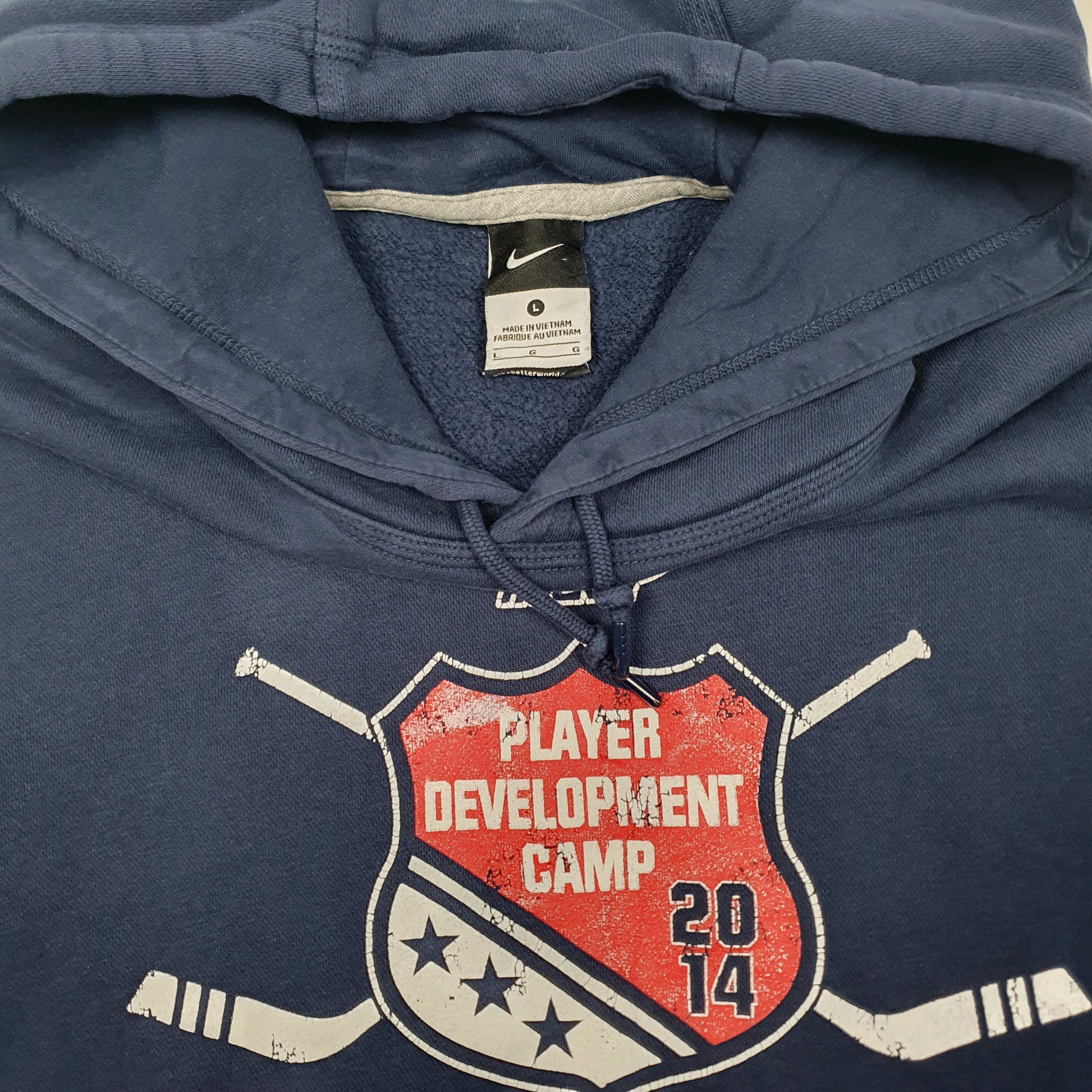 Mens Navy Nike USA Hockey Hoodie Jumper