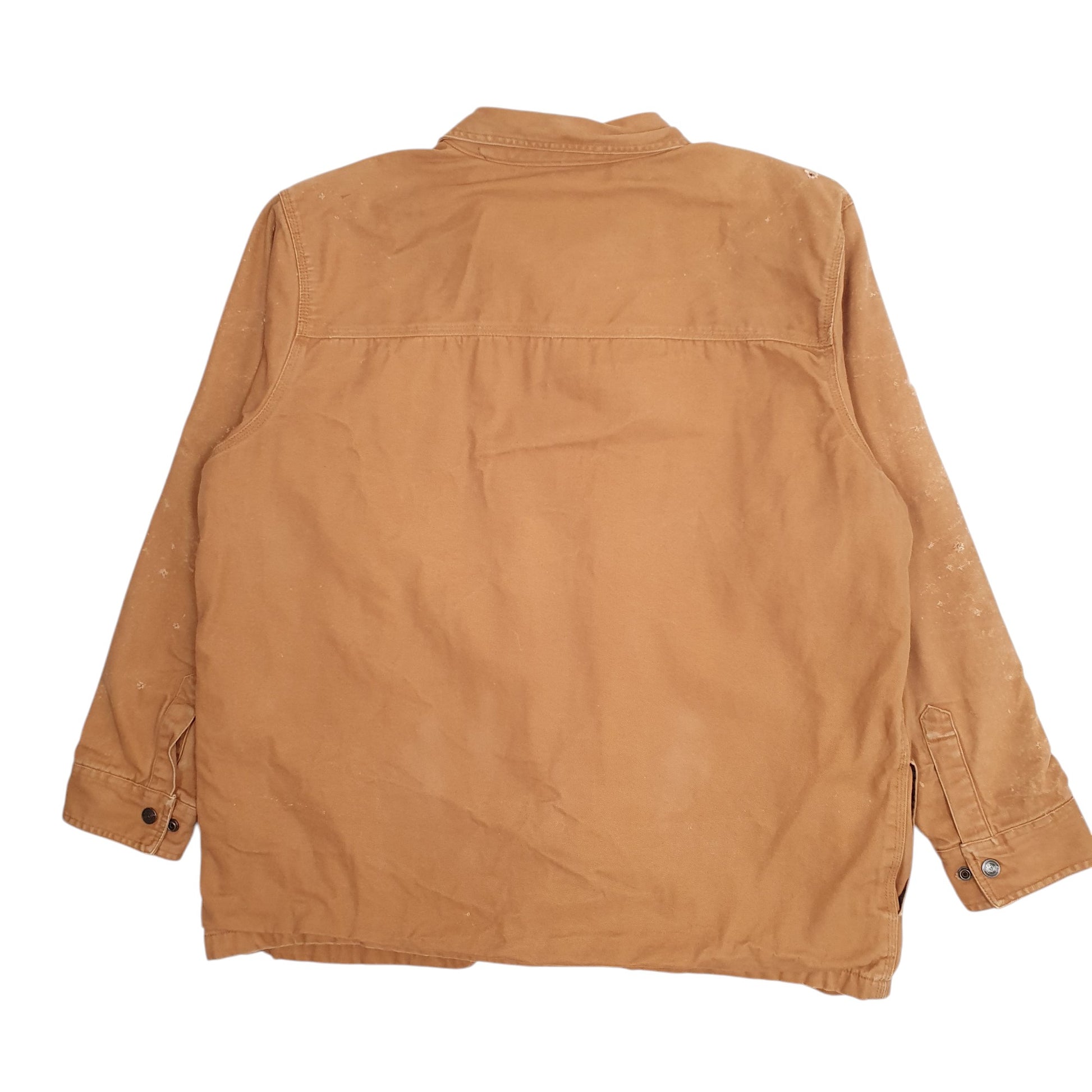 Mens Tan Brazos Chore Fleece Lined  Coat