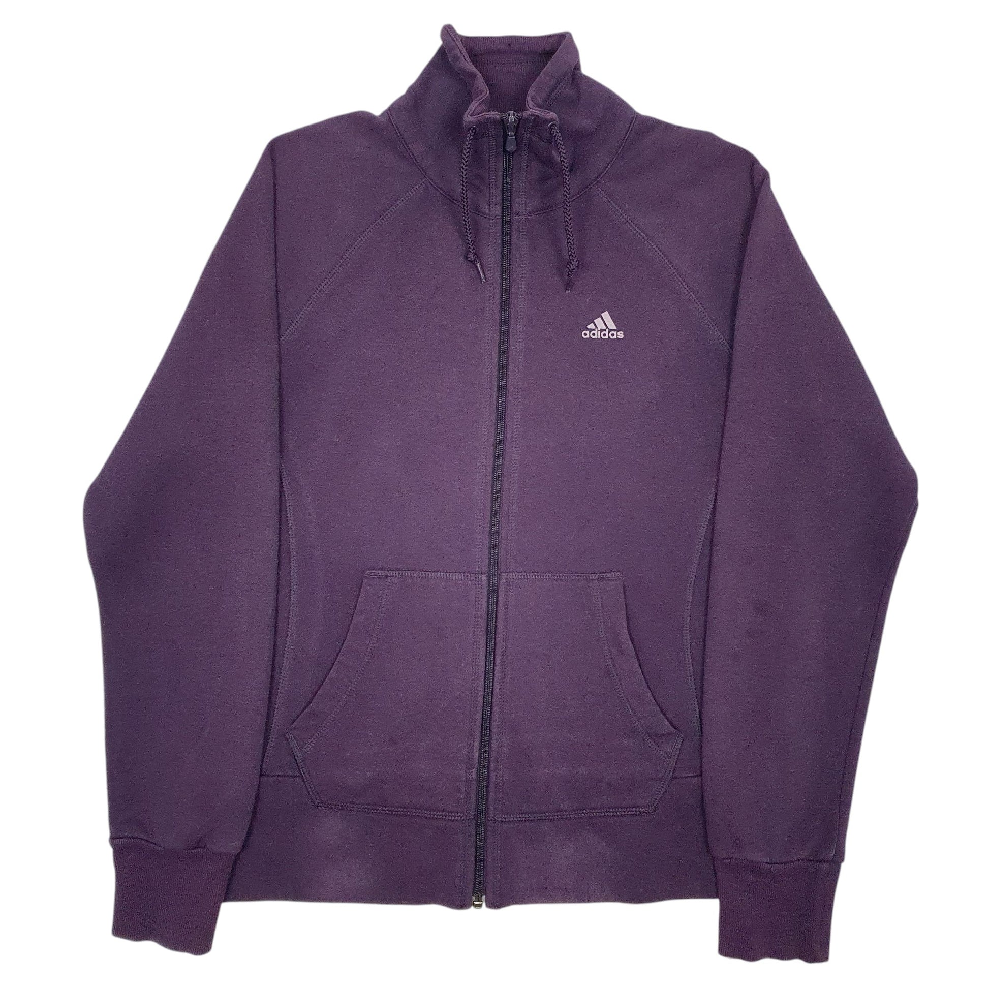 Womens Purple Adidas  Full Zip Jumper