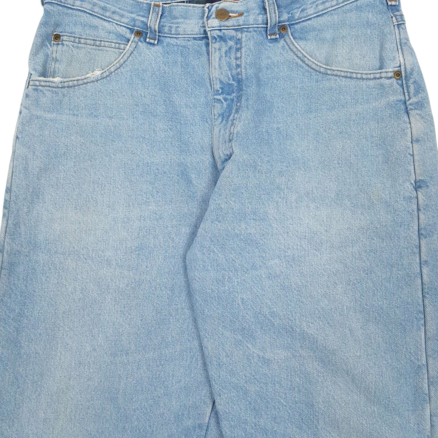 Mens Cream LL Bean Vintage 90s Blanket Lined  Jeans