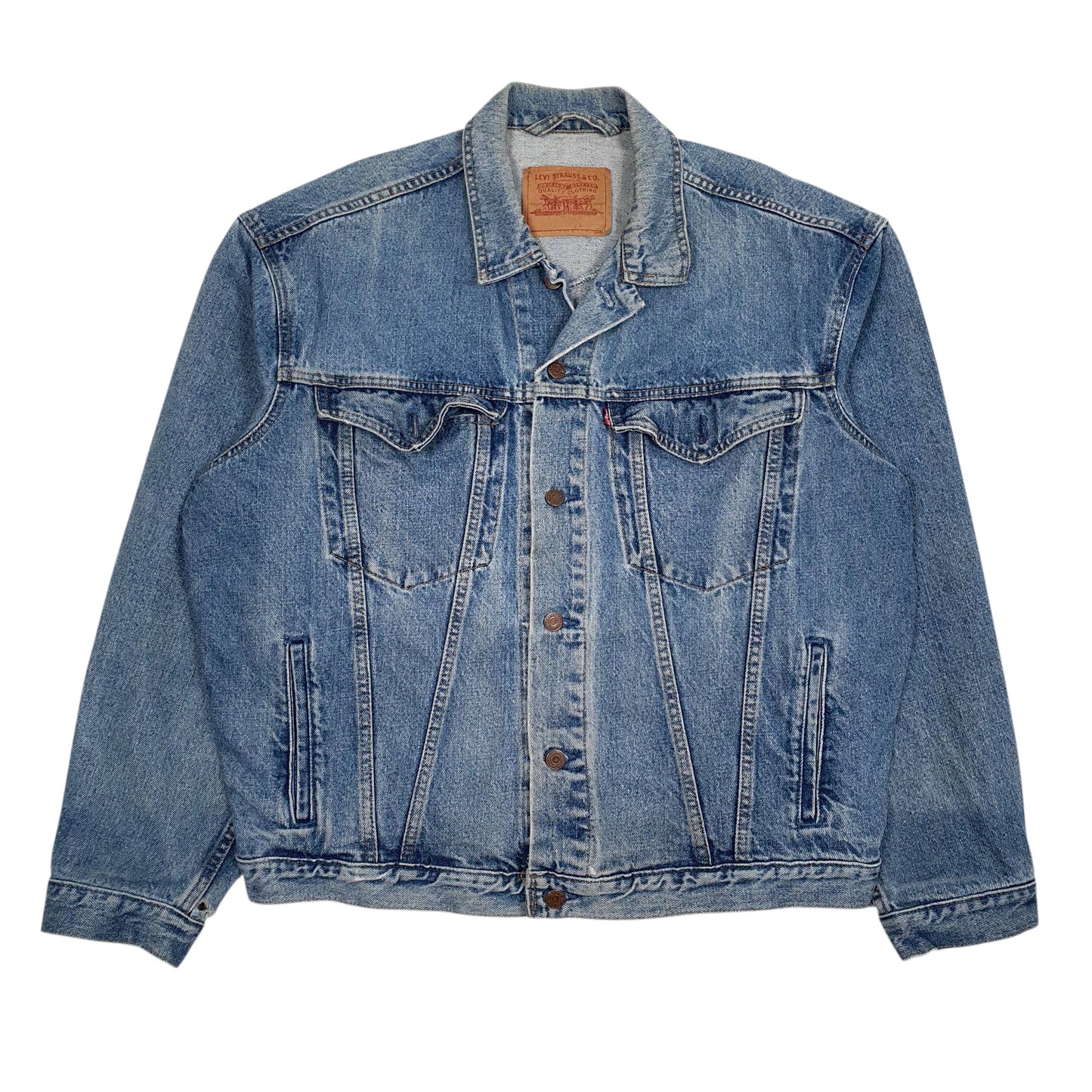 Mens Blue Levis Type 3 Trucker  Coat