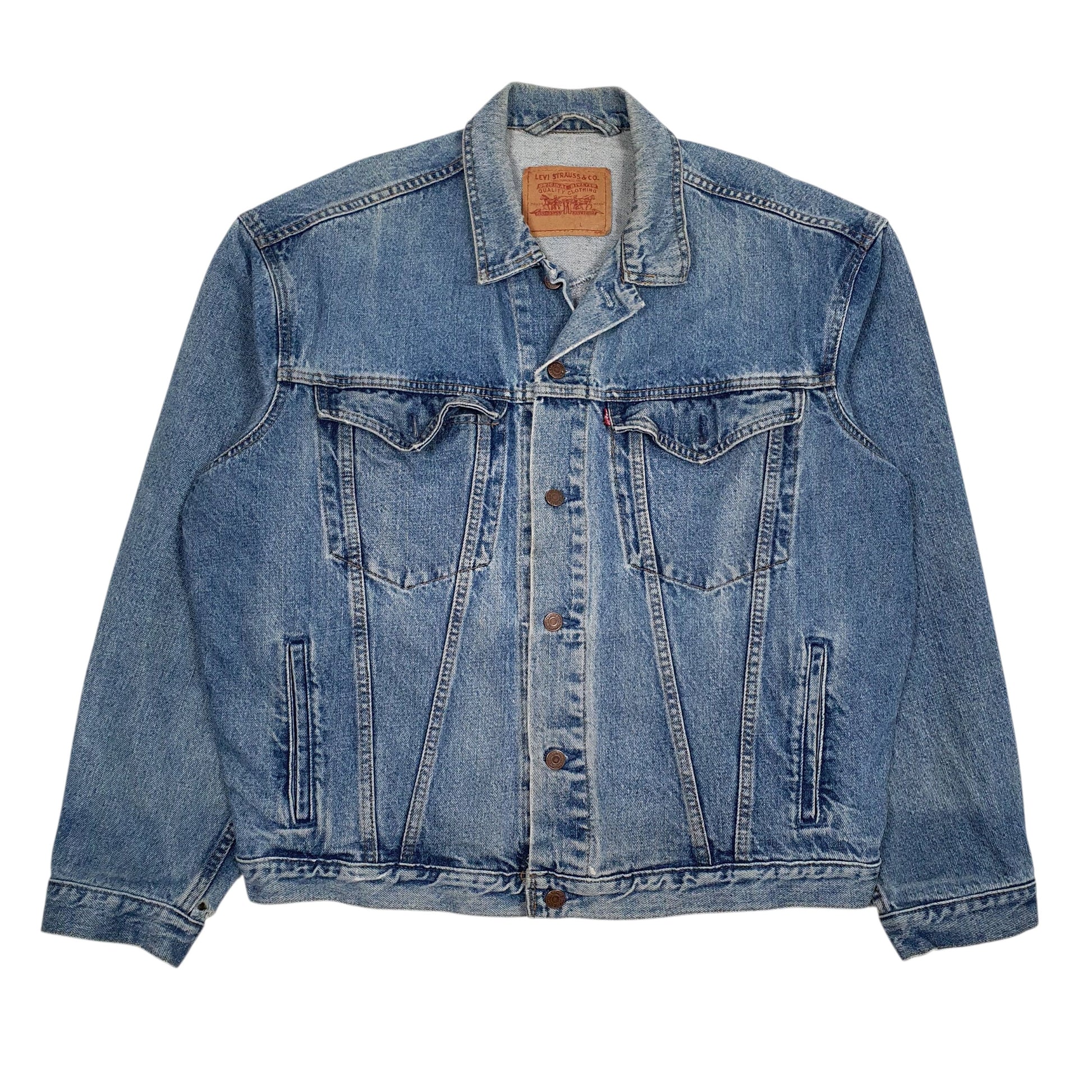 Mens Blue Levis Type 3 Trucker  Coat