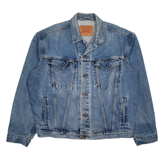 Mens Blue Levis Type 3 Trucker  Coat