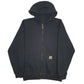Mens Black Carhartt  Full Zip Jumper