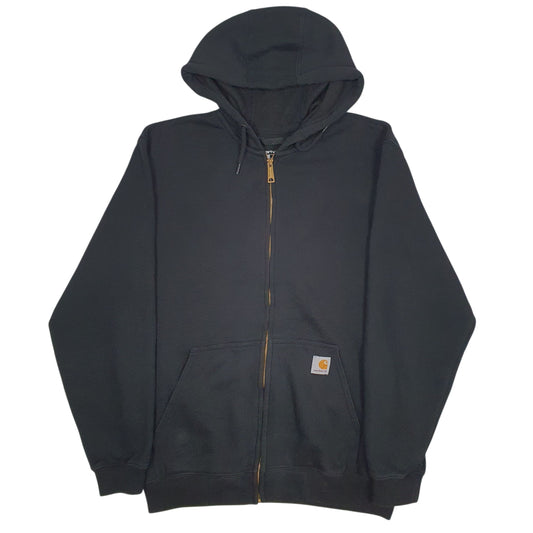 Mens Black Carhartt  Full Zip Jumper