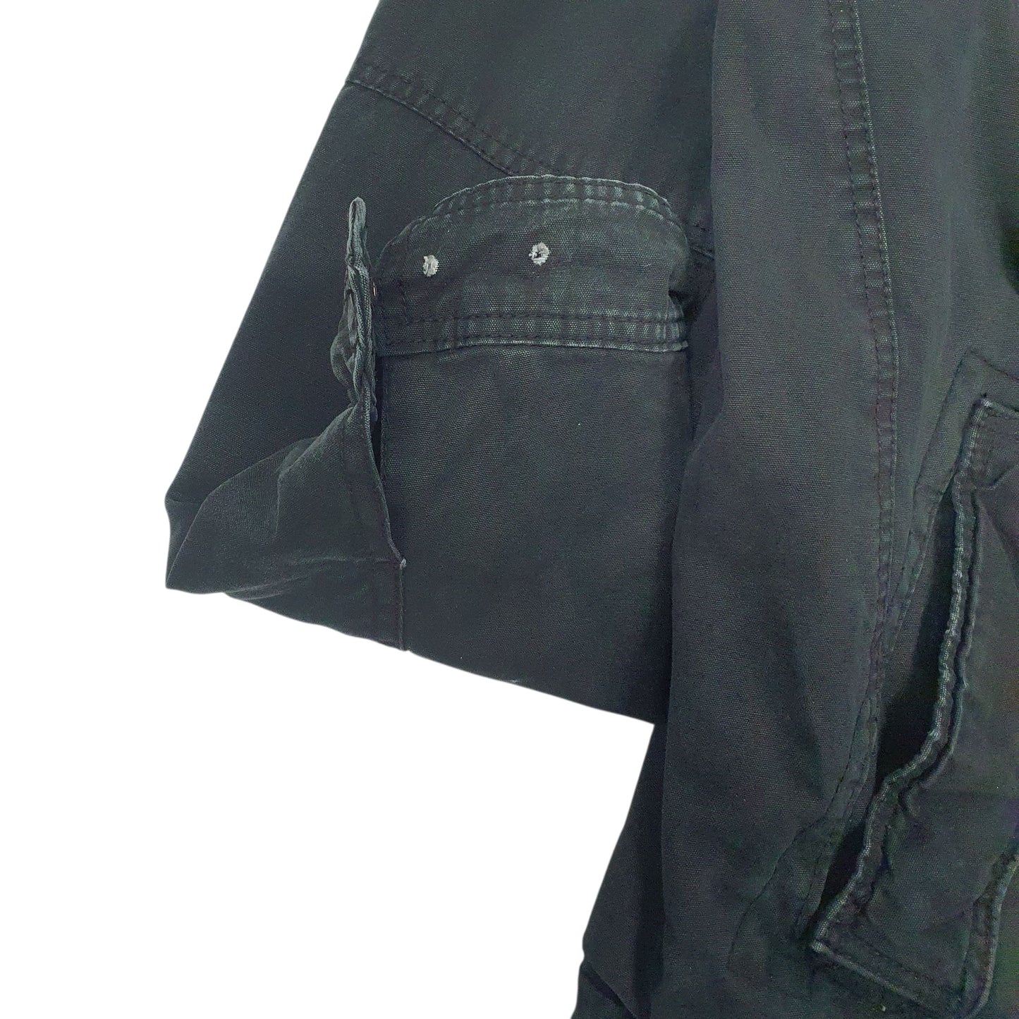 Mens Black Levis   Coat