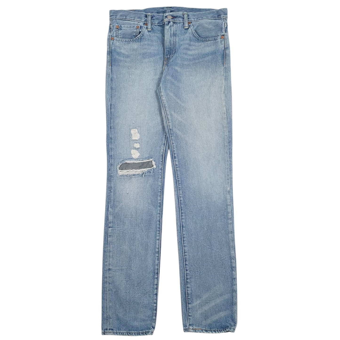 Mens Blue Levis Distressed 511 JeansW32 L34