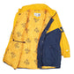 Mens Yellow Turbo Sportswear Vintage 90s Notre Dame Fighting Irish  Coat
