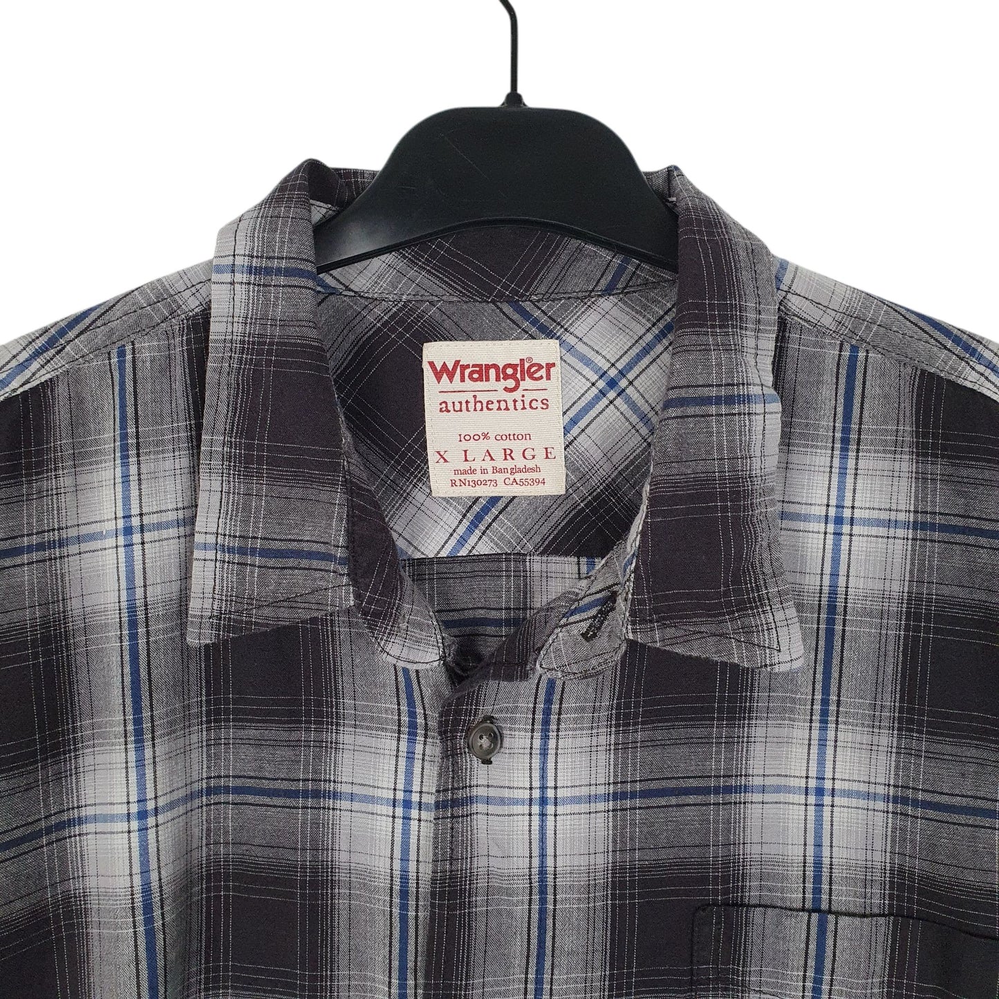 Mens Grey Wrangler   Shirt