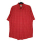 Mens Red L.L.Bean  Short Sleeve Shirt