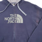Mens Navy The North Face Spellout Quarter Zip Jumper