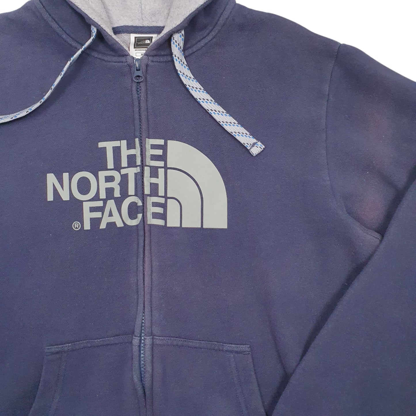 Mens Navy The North Face Spellout Quarter Zip Jumper