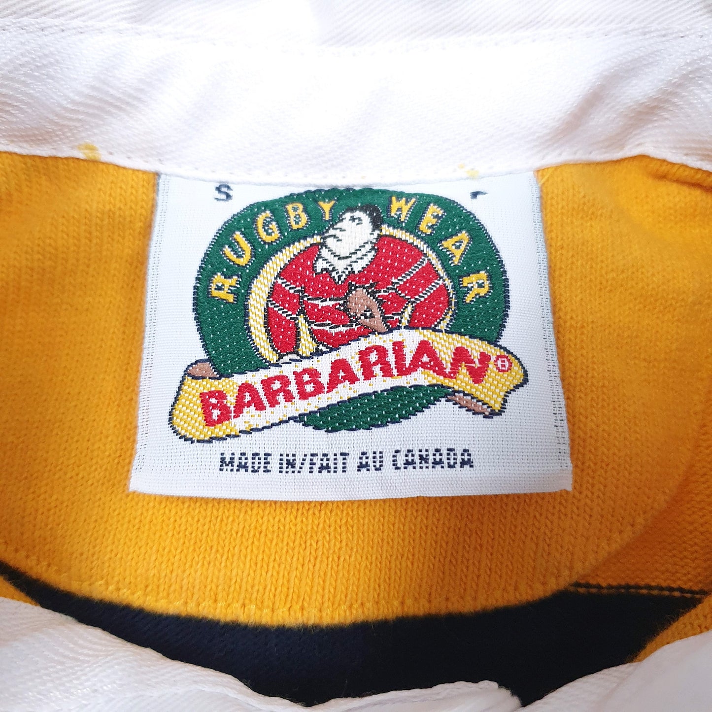 Mens Yellow Barbarian Pitt Pathfinders  Polo Shirt