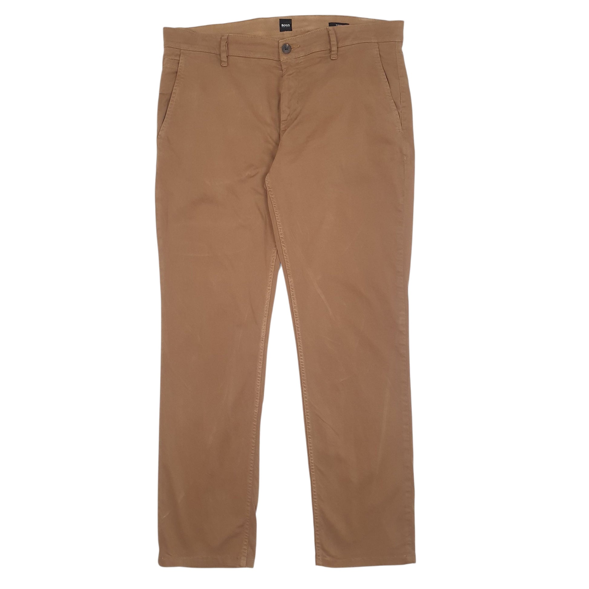 Mens Brown Hugo Boss  Chino Trousers