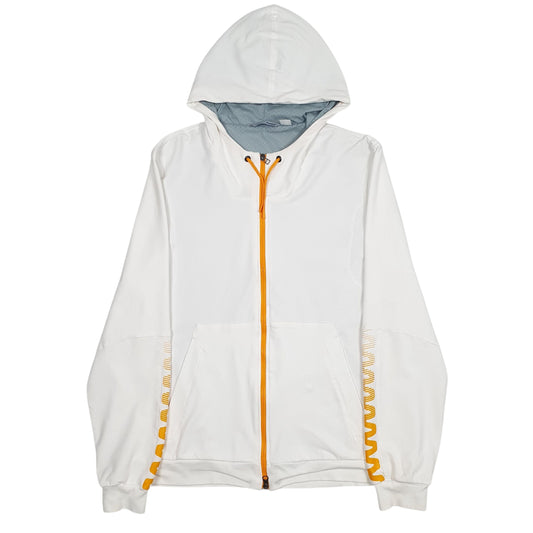 Mens White Reebok  Full Zip Jumper