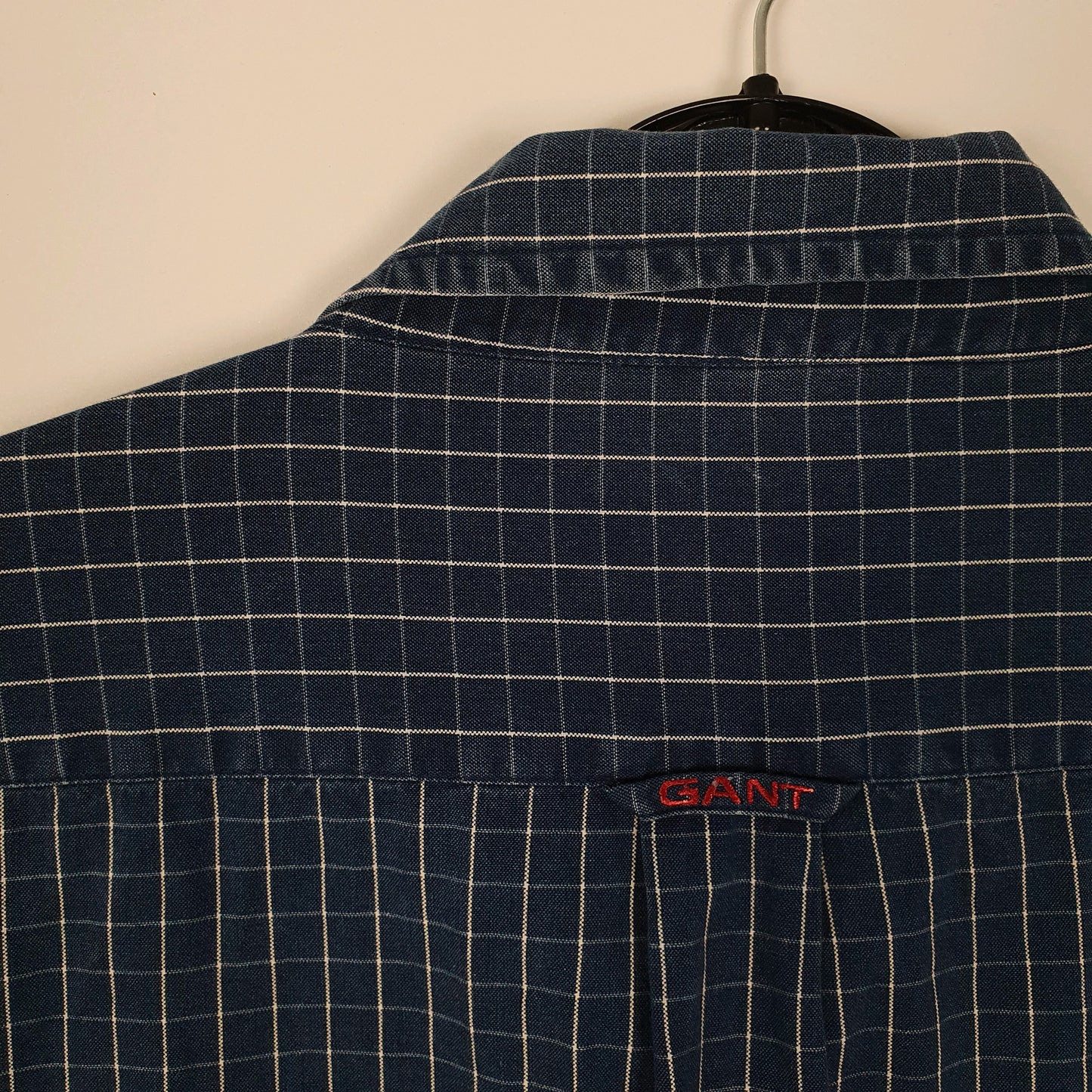 Mens Navy GANT Pinpoint Oxford  Shirt