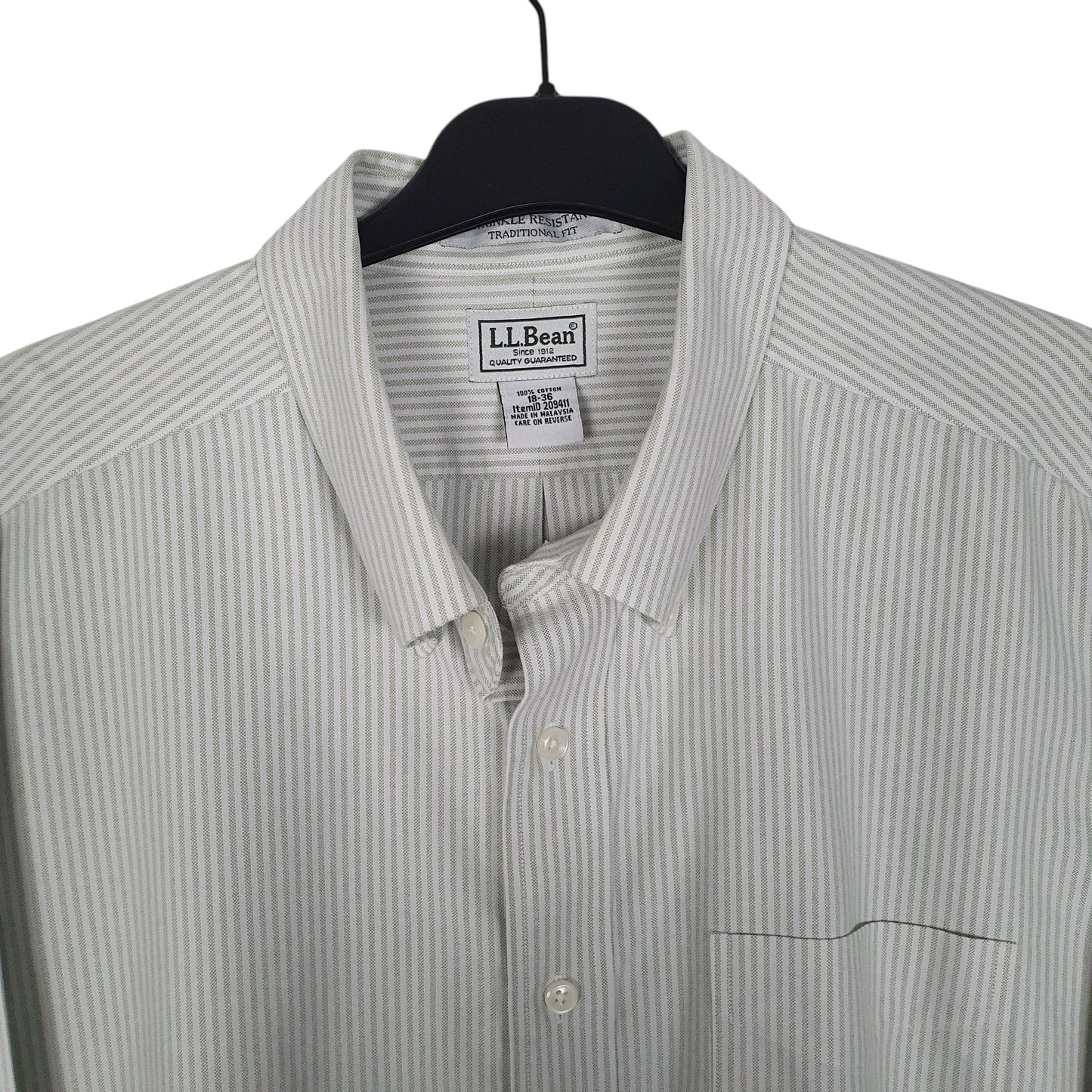 Mens Green L.L.Bean   Shirt