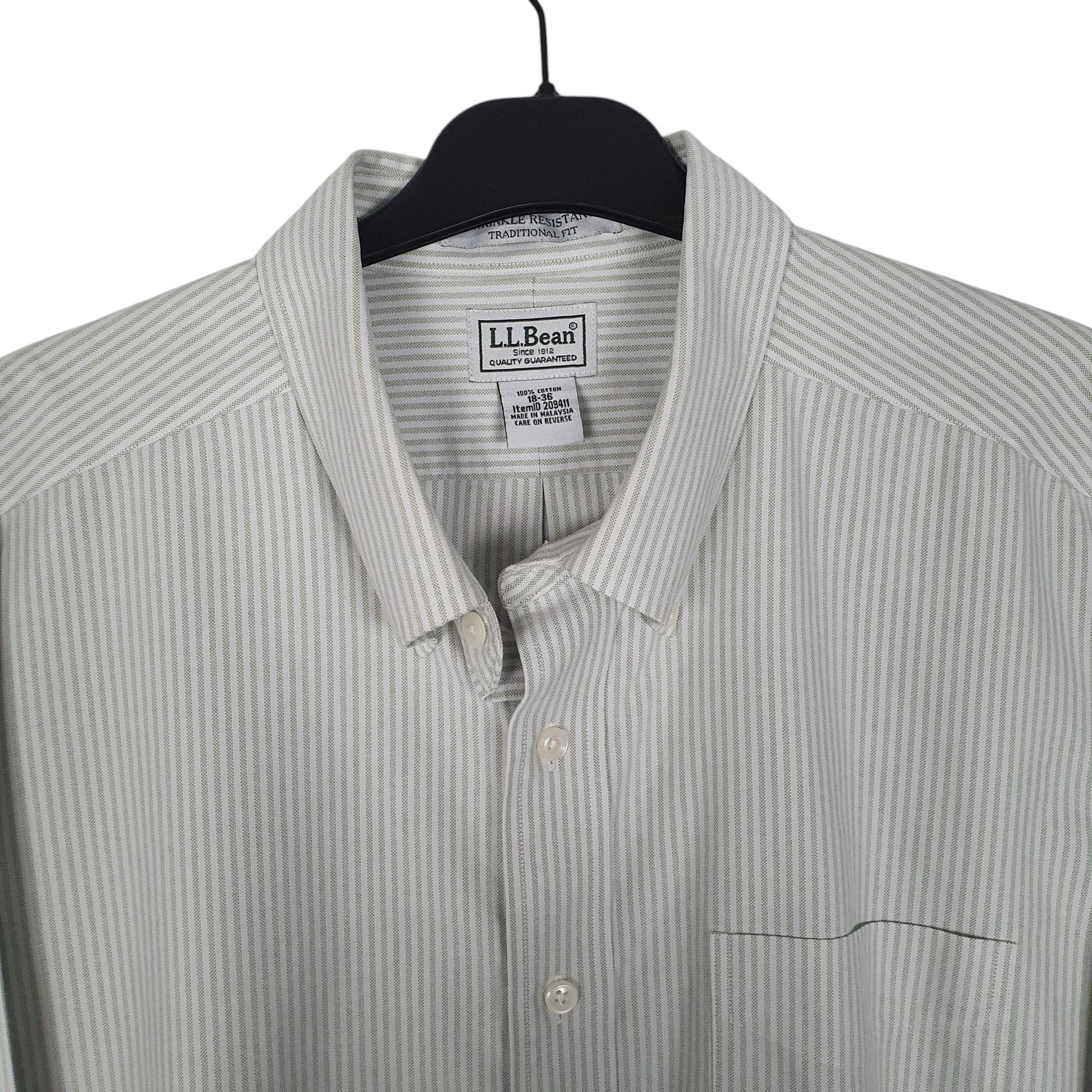 Mens Green L.L.Bean   Shirt