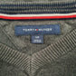 Mens Grey Tommy Hilfiger  V Neck Jumper