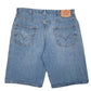 Mens Blue Levis 569 Loose Fit Hoodie Shorts