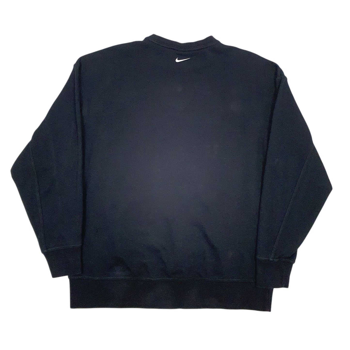 Womens Black Nike Spellout Dri-Fit Crewneck Jumper