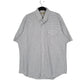 Mens White L.L.Bean Vintage 90s Made In USA Short Sleeve Shirt