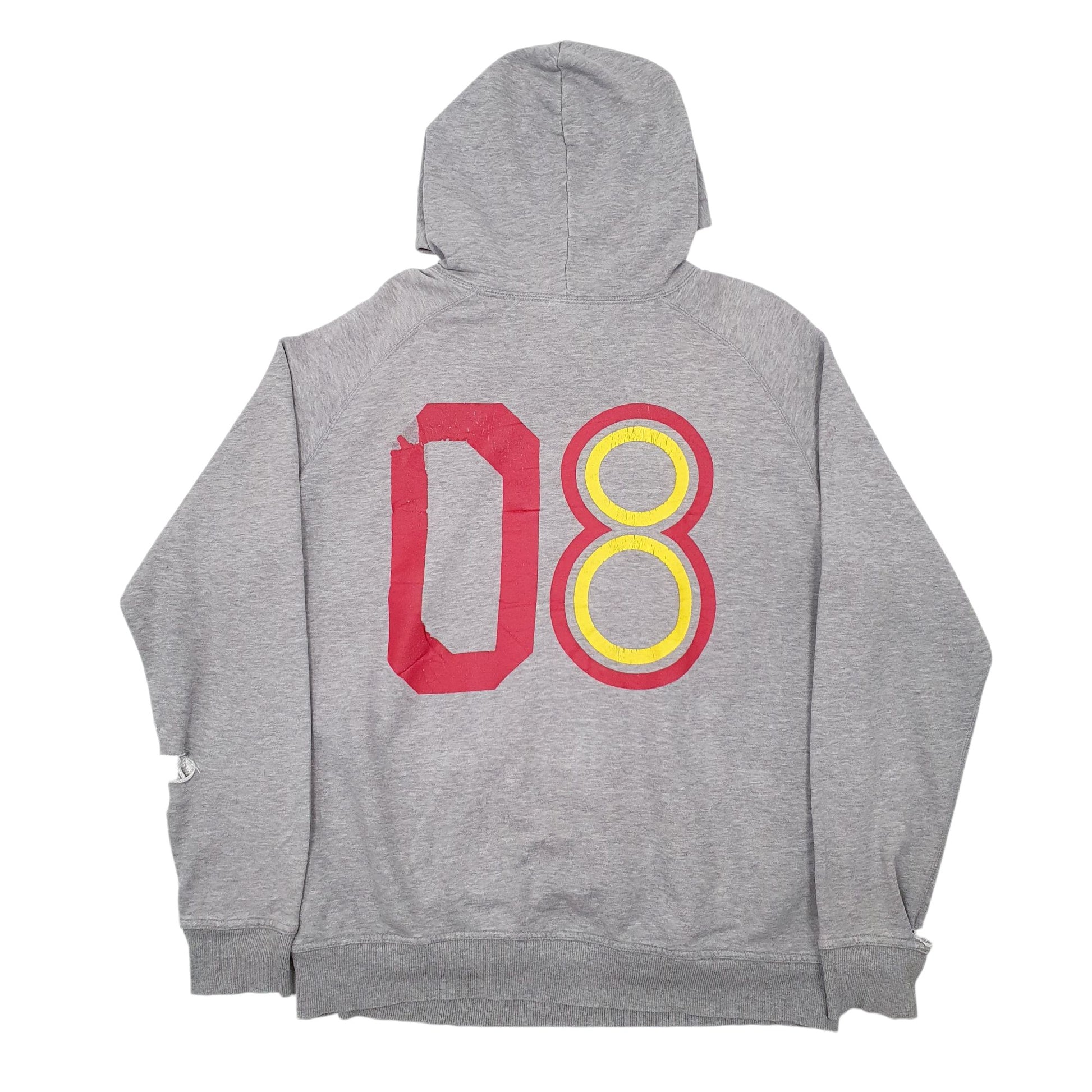 Mens Grey Nike Vintage Hoodie Jumper