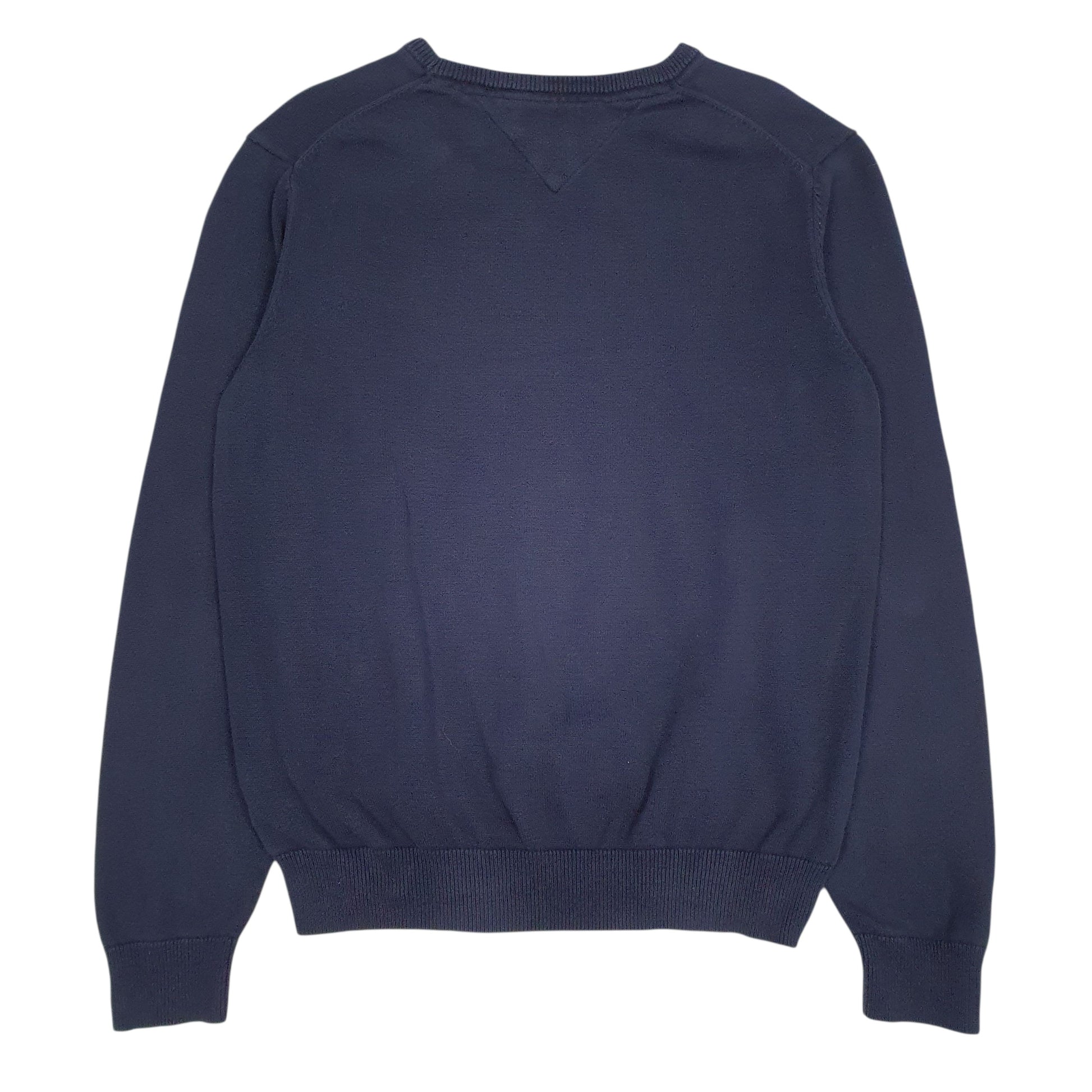Mens Navy Tommy Hilfiger  Crewneck Jumper