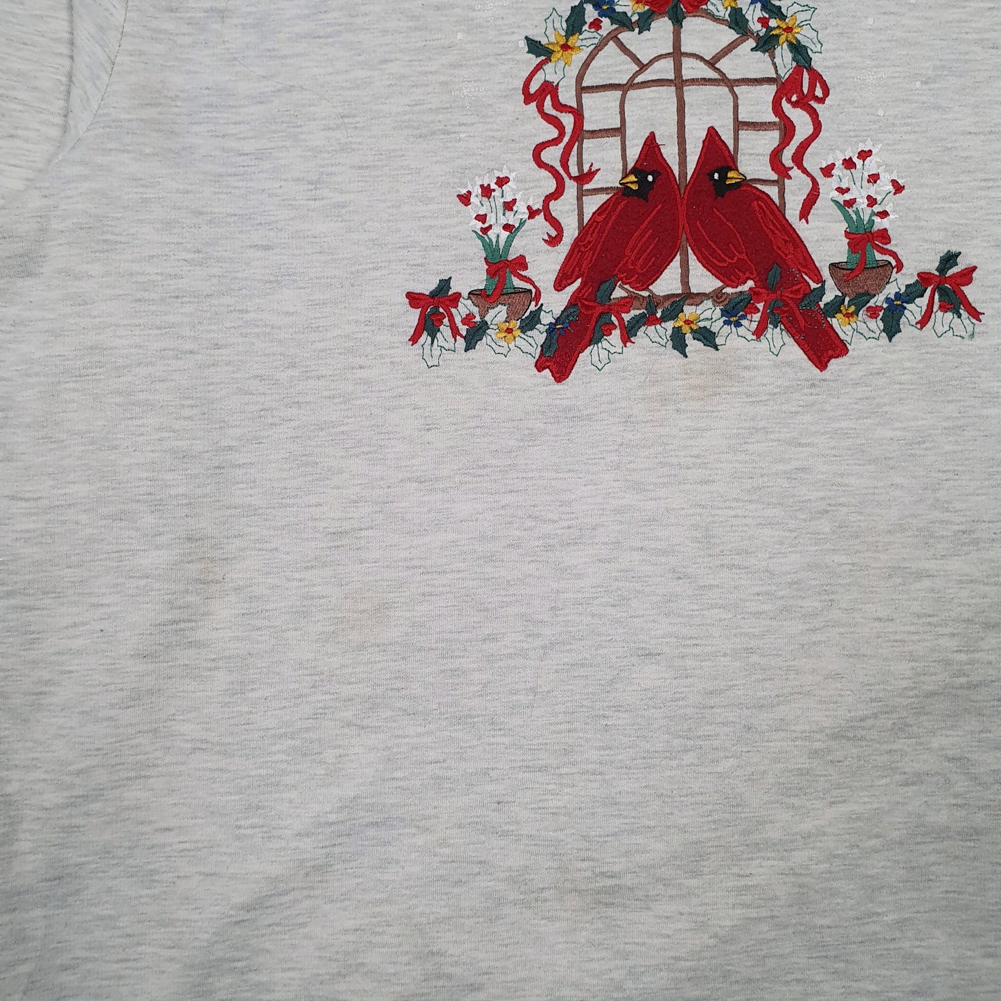 Mens Grey Bobbie Brooks Xmas Crewneck Jumper