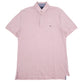 Mens Pink Tommy Hilfiger  Short Sleeve Polo Shirt