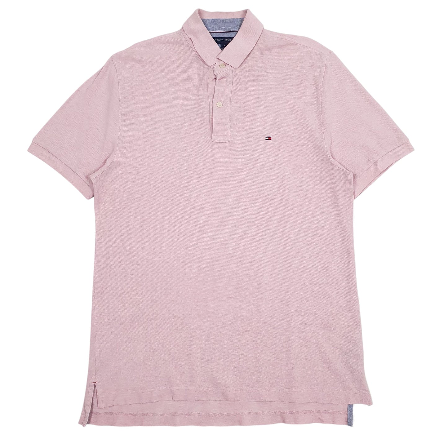 Mens Pink Tommy Hilfiger  Short Sleeve Polo Shirt