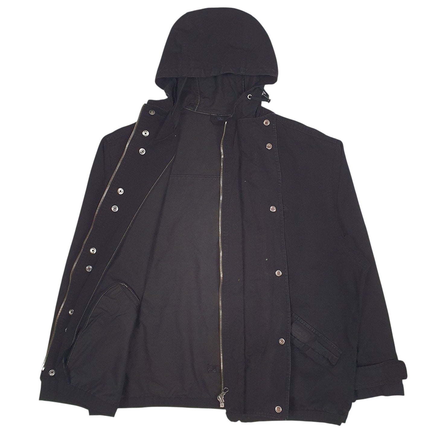 Mens Black North Sails  Crewneck Coat