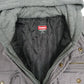 Mens Grey Wrangler Bomber Hoodie Chore  Coat