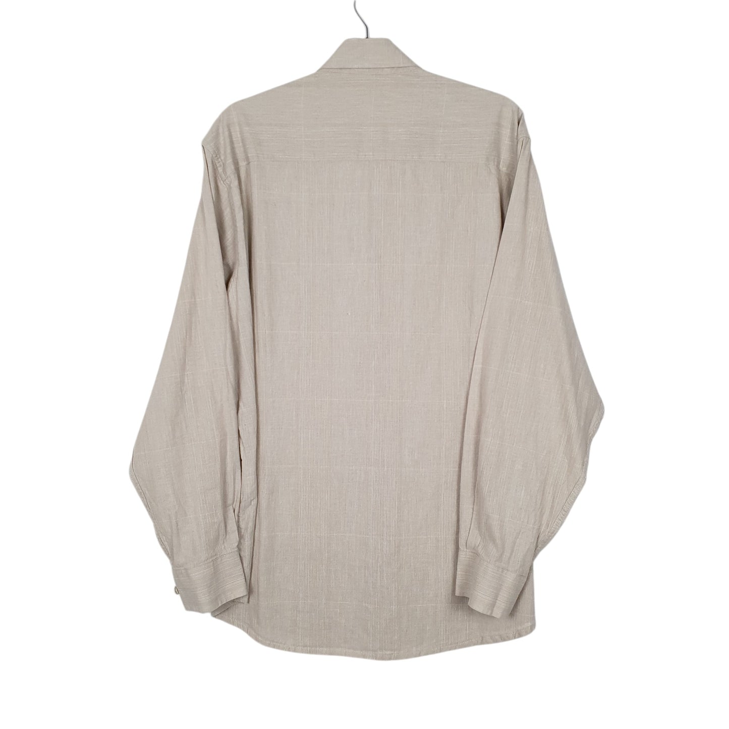 Mens Beige Marlboro Classics Vintage 90s Hoodie Shirt