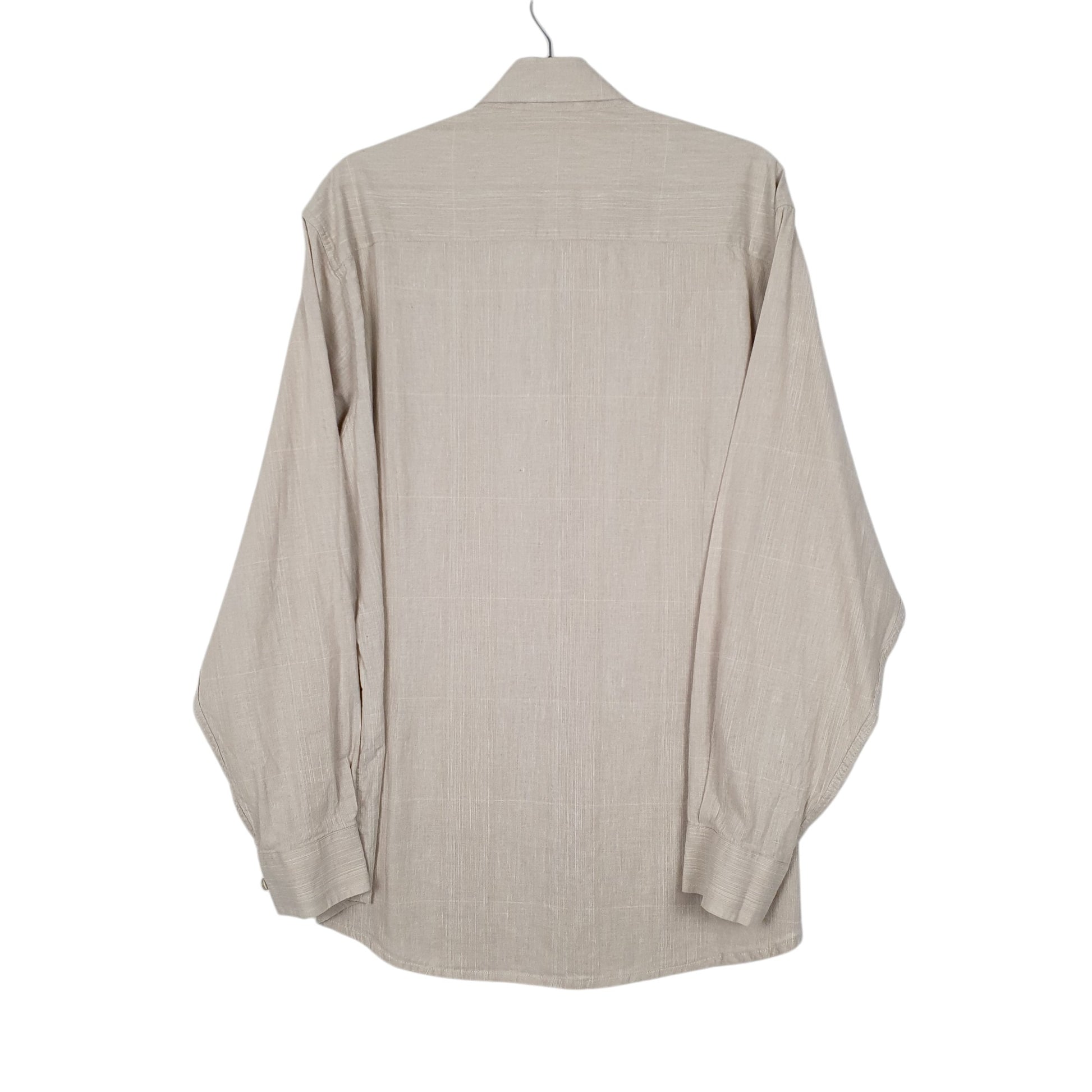 Mens Beige Marlboro Classics Vintage 90s Hoodie Shirt