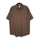 Mens Brown L.L.Bean  Short Sleeve Shirt