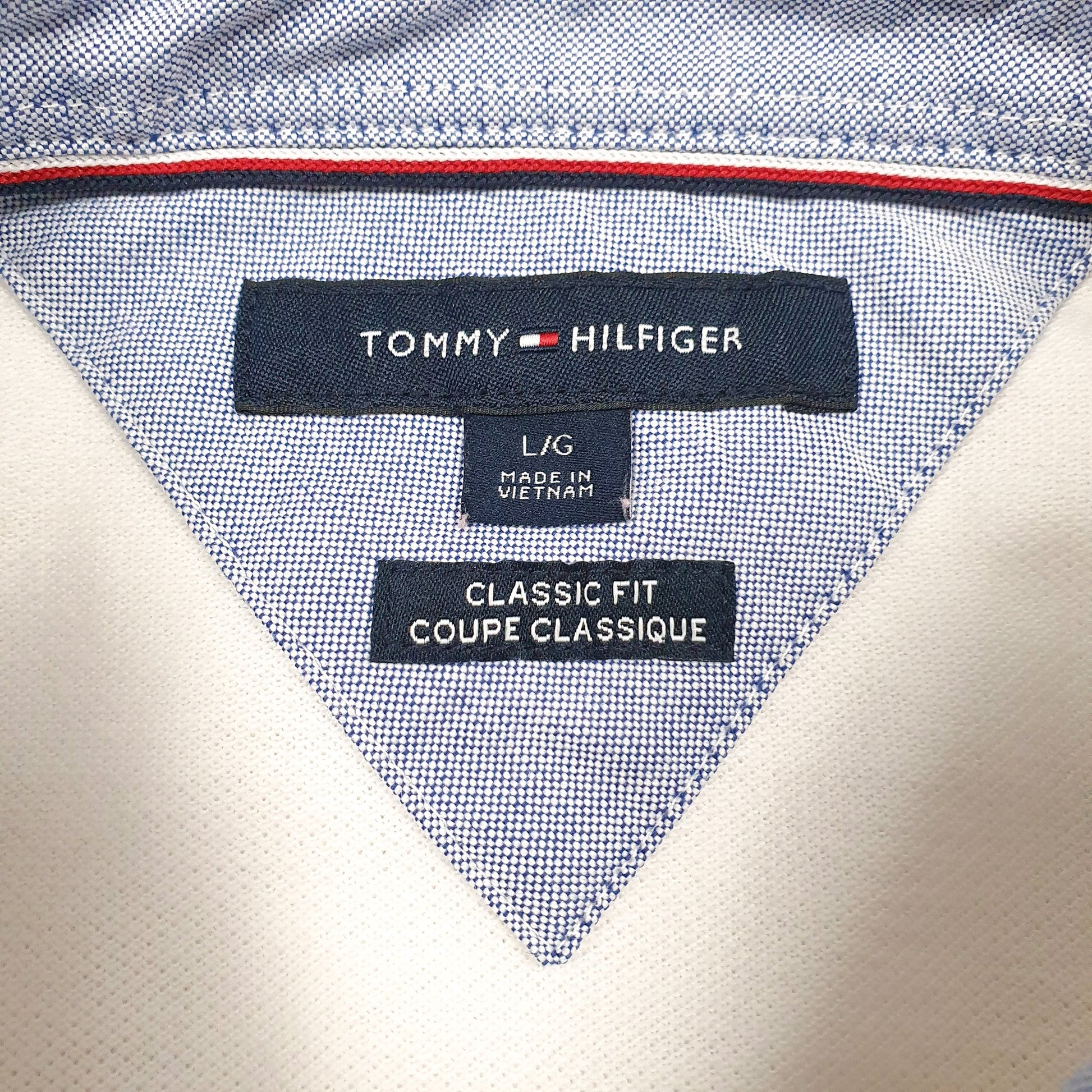 Mens White Tommy Hilfiger   Polo Shirt