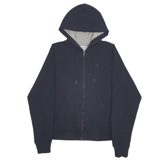 Mens Black Champion  Full Zip Jumper