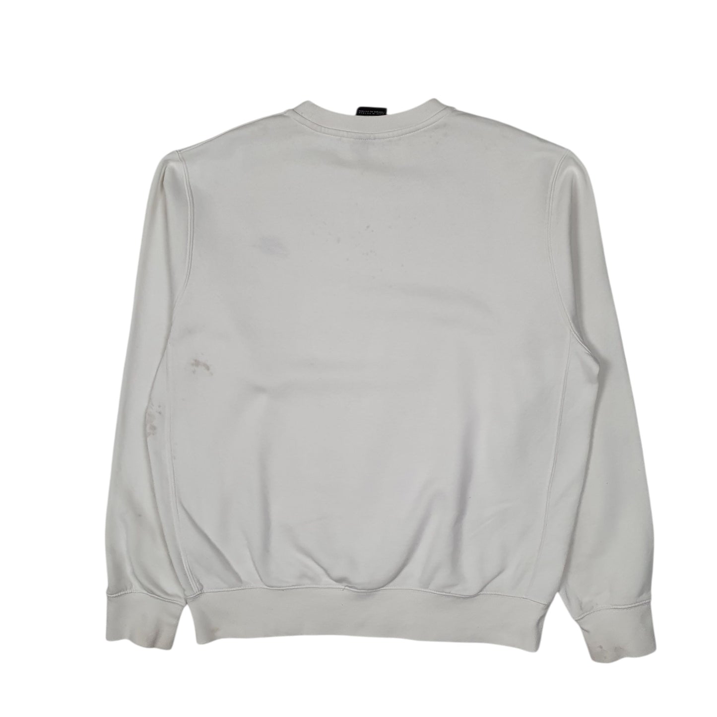 Mens White Nike  Crewneck Jumper
