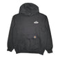 Mens Grey Carhartt Welding Hoodie Jumper